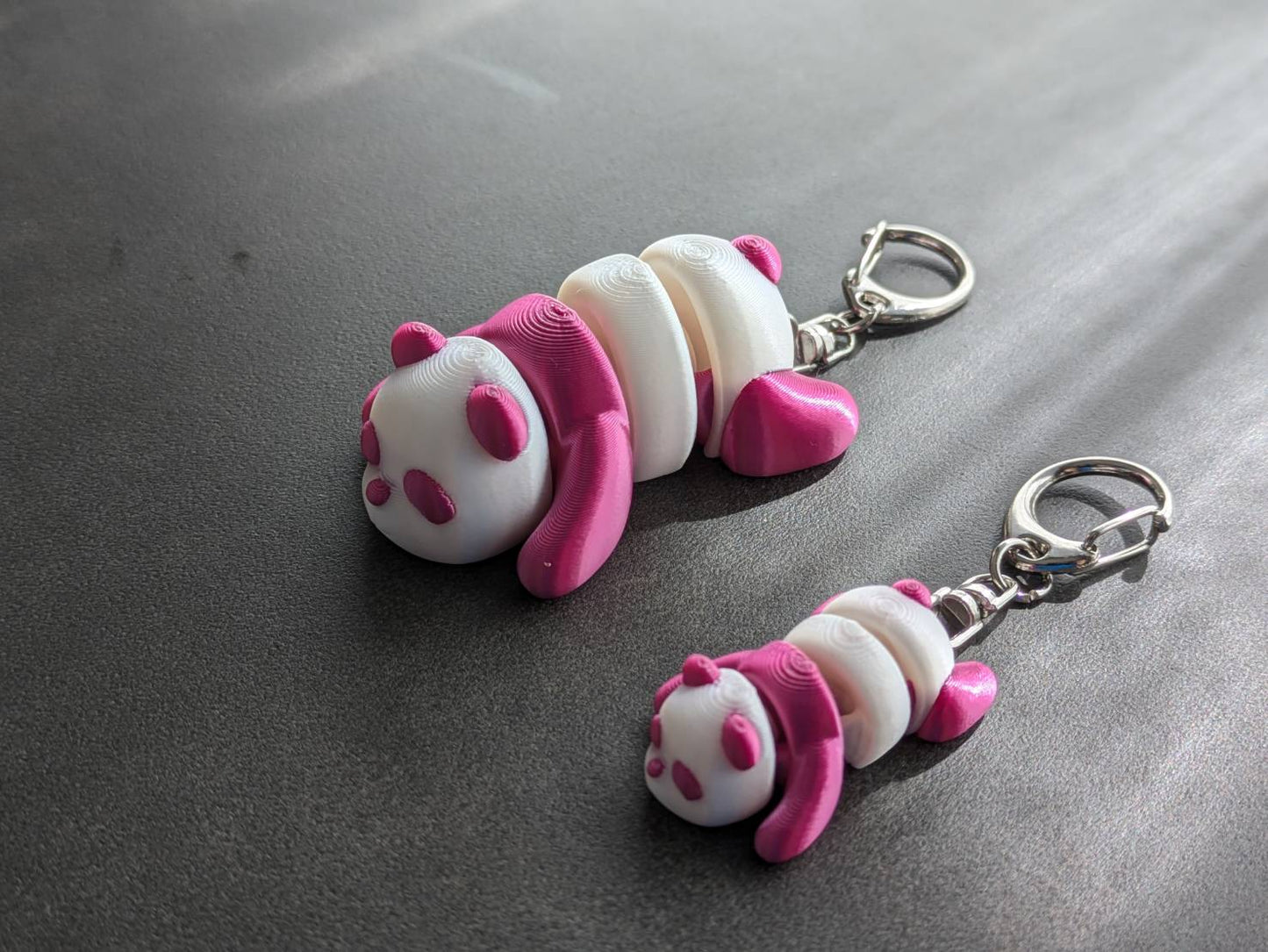 赤ちゃんパンダ ふりふりキーホルダー(全4色×全2サイズ)